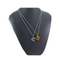 ست گردنبند زنانه و مردانه مدل Lax کد 6213