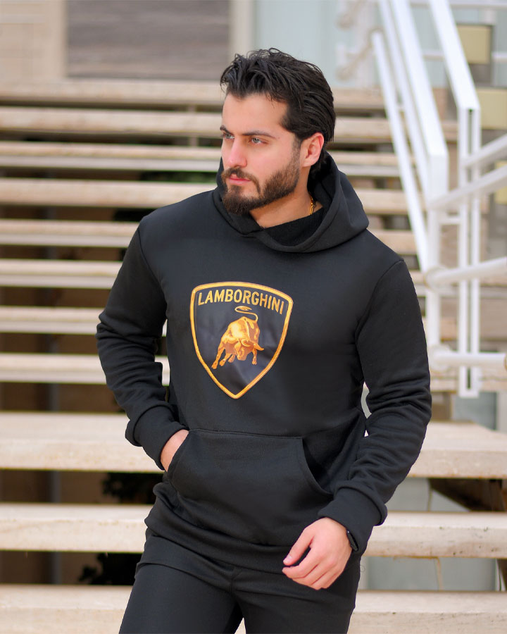 هودی مردانه مدل LamborGhini کد 6257 - Image 3