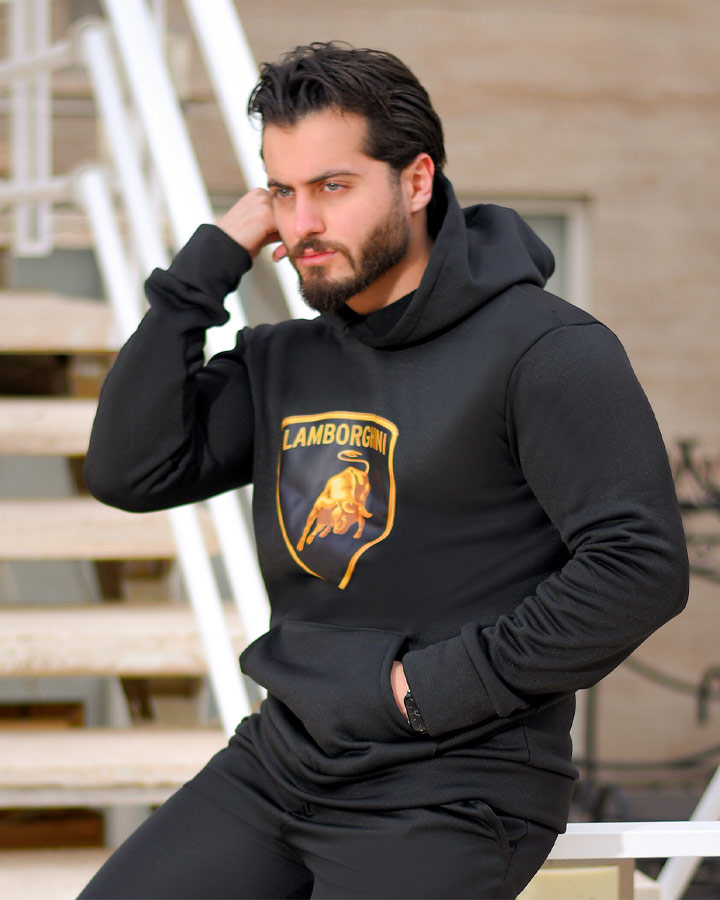 هودی مردانه مدل LamborGhini کد 6257 - Image 4
