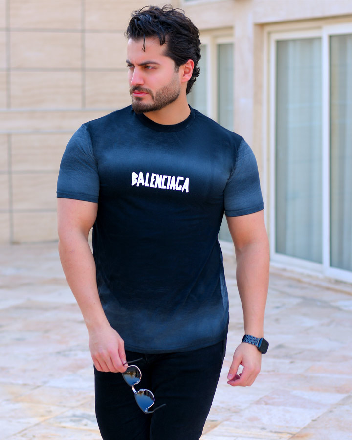 تیشرت مردانه مدل Robina (زغالی) کد 6266 - Image 3