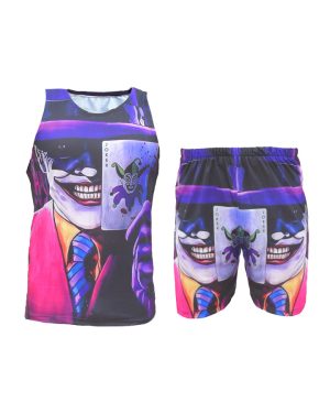 تاپ و شلوارک مدل joker کد 6274