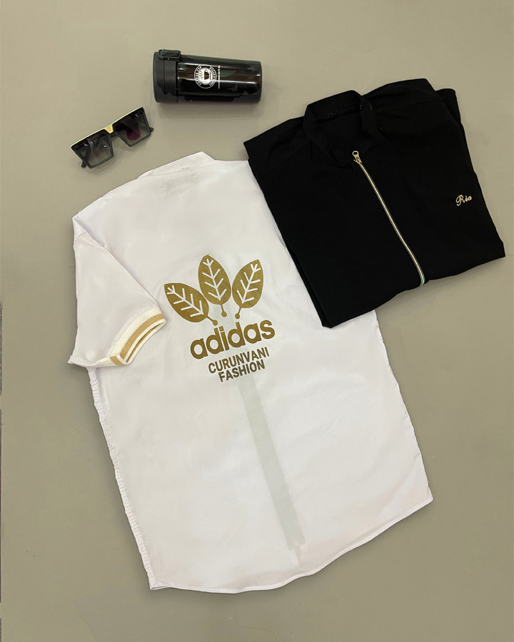 پیراهن نیم آستین مردانه مدل soprx(سفید) کد6308 - Image 6