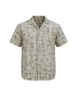 Alternative view of پیراهن نیم استین مردانه مدل Vojak (سفید قهوای) کد 6315