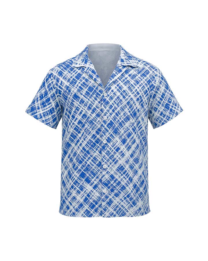 پیراهن نیم استین مردانه مدل Vojak (سرمه ای) کد 6312 - Image 2