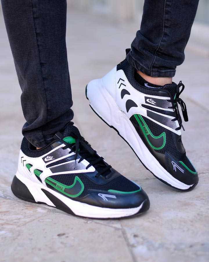 کفش مردانه NIKE مدل ORBIT (مشکی سبز) کد 6278 - Image 3