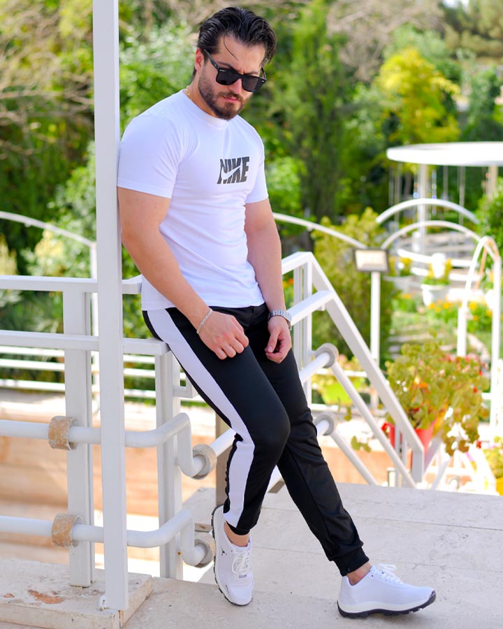 تیشرت شلوار مردانه Nike مدل Alba (سفید) کد 6342 - Image 3