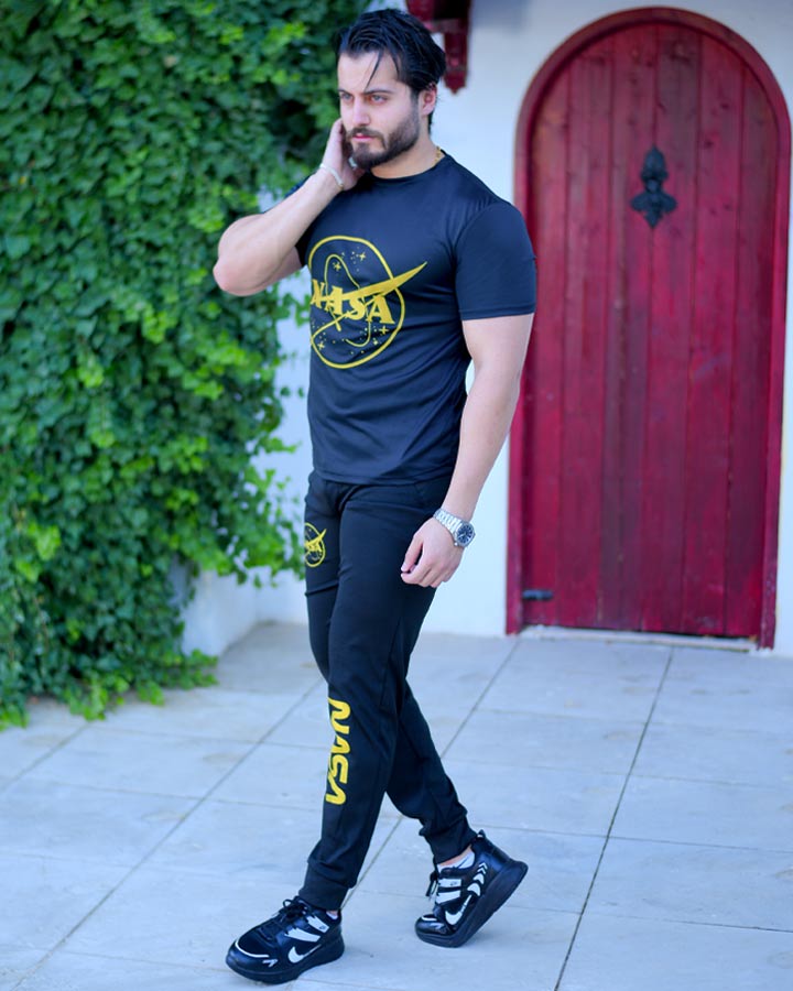 ست تیشرت شلوار مردانه مدل Lamin کد6338 - Image 3