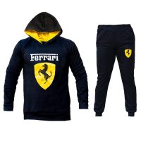 ست سویشرت و شلوار Ferrari (زرد مشکی)