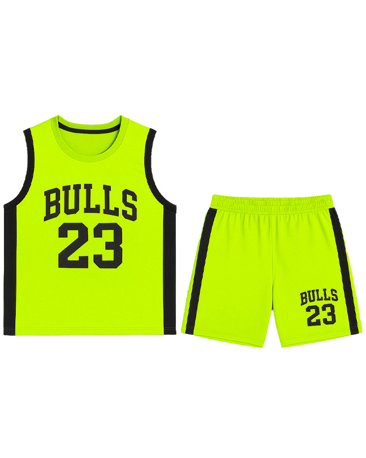 تاپ شلوارک مردانه مدل Bulls (سبز) کد 6339 - Image 2