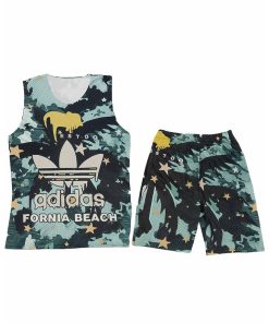 Alternative view of ست تاپ شلوارک مردانه adidas مدل Fornia کد 6368