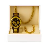 ست ساعت collection طلایی + zar کد 6372