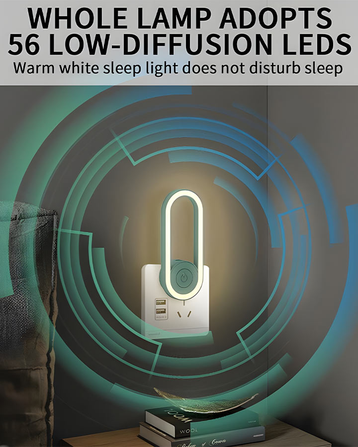 چراغ خواب و حشره کش برقی اولتراسونیک کد 6374 - Image 6