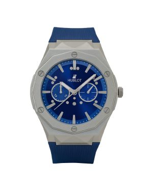 ساعت مردانه مدل HUBLOT (سورمه ای ) کد 6398