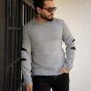 بافت مردانه Melin (طوسی) کد (4854)
