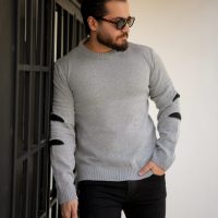 بافت مردانه Melin (طوسی) کد (4854)