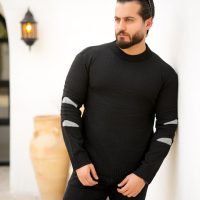 بافت مردانه Melin (مشکی) کد (4853)