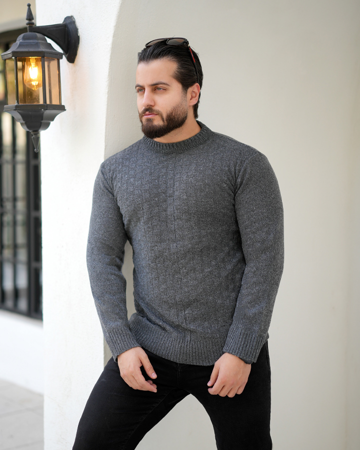 بافت مردانه مدل carlo (زغالی) کد 6420 - Image 3