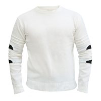 بافت مردانه مدل Melin( سفید ) کد 6418