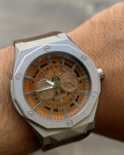 ساعت مردانه مدل HUBLOT (قهوه ای ) کد 6399