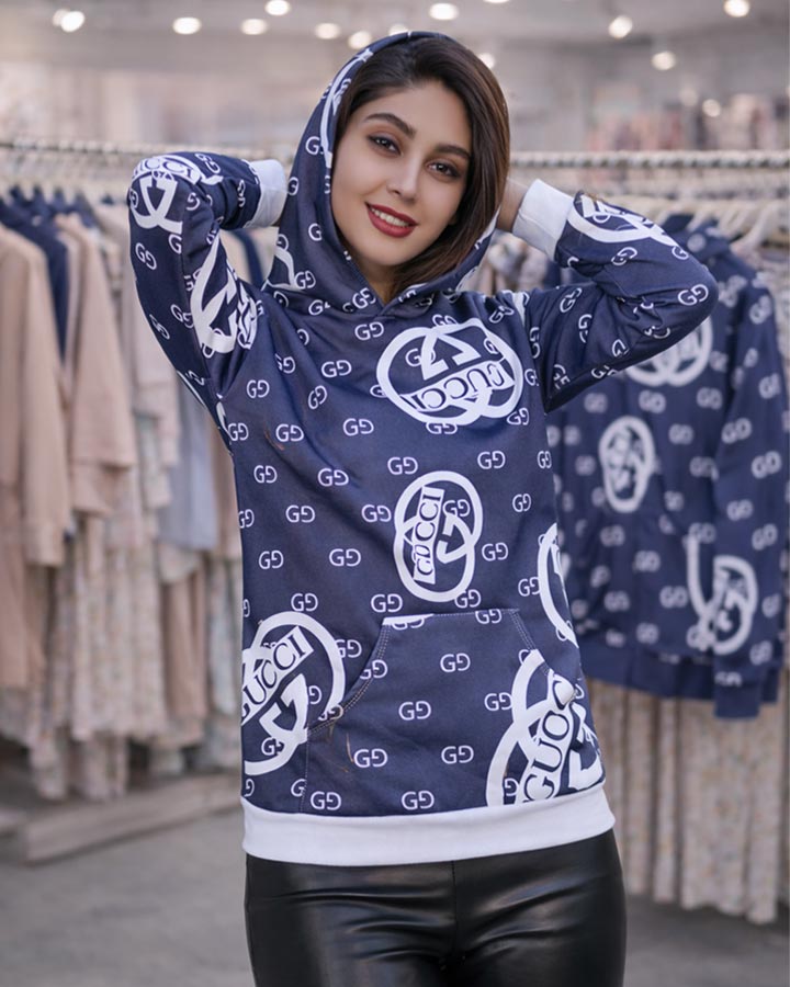 سویشرت زنانه Talnaz( سورمه ای) - Image 6