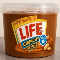 کره بادام‌زمینی ۳۰۰۰ گرمی + Whey با طعم شکلات-چند رنگ