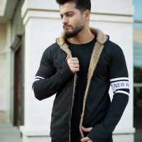هودی مردانه لبه خزدار New Wear
