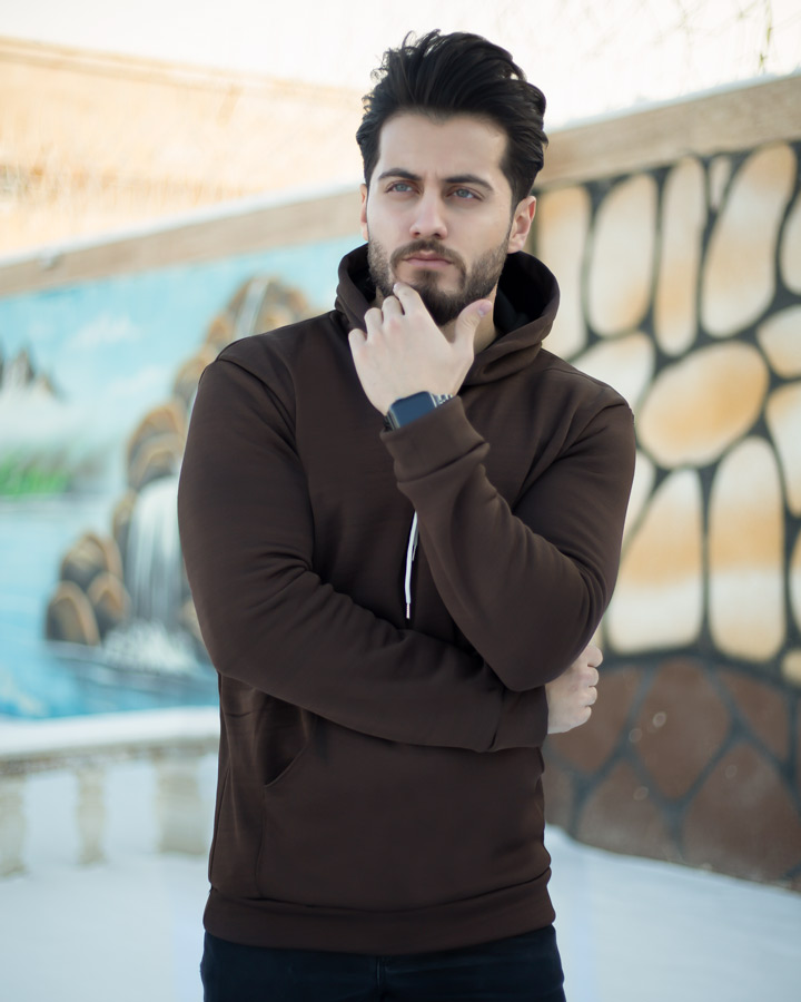 هودی مردانه مدل Icon (قهوه ای) - Image 3
