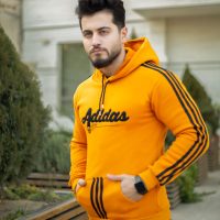 هودی مردانه Adidas مدل Modhim (خردلی)