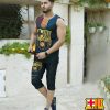 ست تاپ و شلوارک مردانه barcelona مدل olsxn