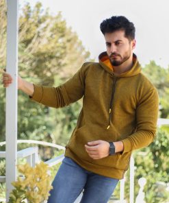 هودی مردانه کلاه دارIcon(خردلی)