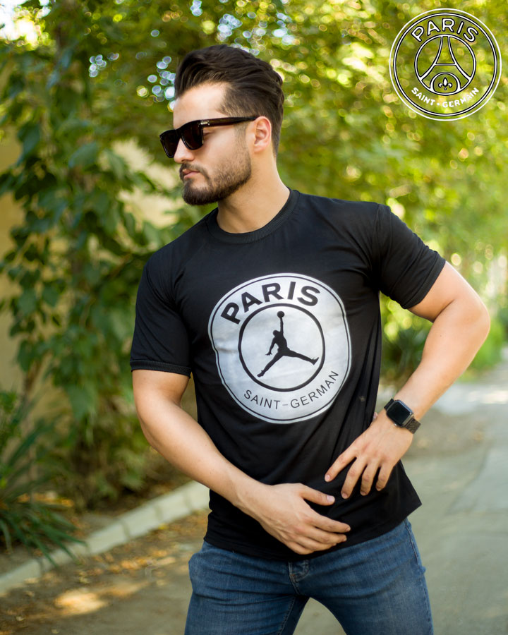 تیشرت مردانه paris مدل Beker - Image 3