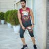 ست تاپ و شلوارک مردانه مدل bulls