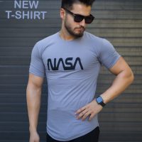 تیشرت مردانه مدل NASA (طوسی)