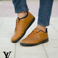 کفش مردانه louis vitton مدل pnt(عسلی)