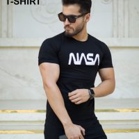 تیشرت مردانه مدل NASA (مشکی)