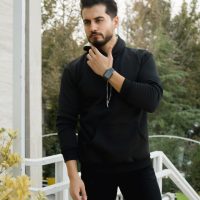 هودی مردانه کلاه دار مدل Icon