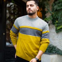 بافت مردانه مدل Pontia (زرد)