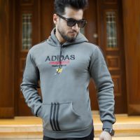 هودی مردانه Adidas مدل Karon (طوسی)