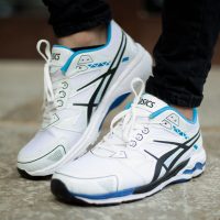 کفش مردانه Asics مدل Gel (سفید آبی)