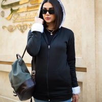 سویشرت زنانه کلاه خز Arzhan