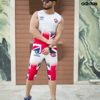 ست تاپ و شلوارک مردانه adidas مدل fanta