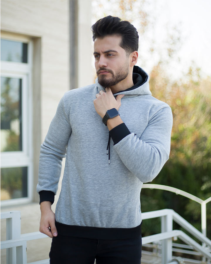 سویشرت مردانه Nike مدل Ganja (طوسی) - Image 3