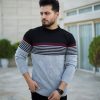 بافت مردانه مدل Pontia (خاکستری روشن)