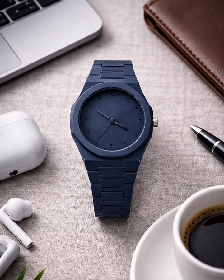 ساعت اسپرت مدل Elegance (سورمه ای )کد6474 - Image 3