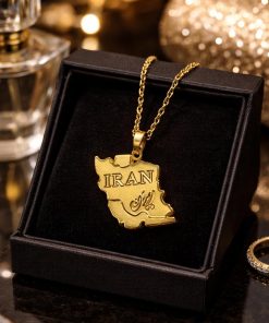 گردنبند طرح IRAN کد 6483