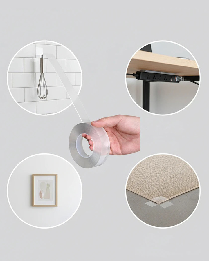 چسب شفاف دو طرفه شیشه ای کد 6490 - Image 3