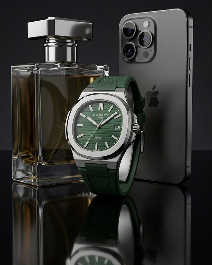 ساعت مردانه PATEK PHILIPPE ( سبز ) کد 6506 - Image 3