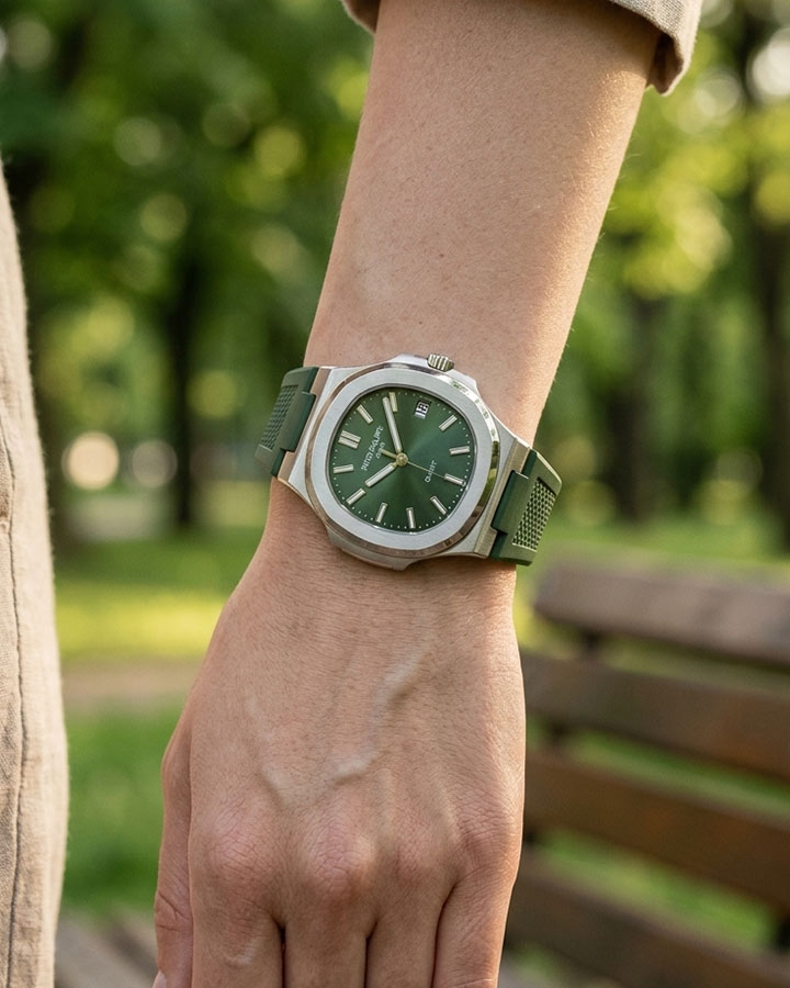ساعت مردانه PATEK PHILIPPE ( سبز ) کد 6506 - Image 4