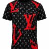 تیشرت مردانه طرح LV (قرمز) کد 6528