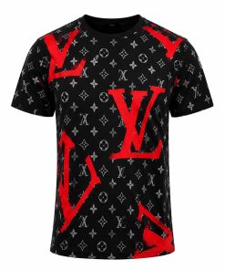 تیشرت مردانه طرح LV (قرمز) کد 6528
